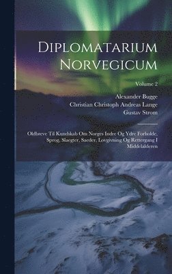 Gustav Strom, Alexander Bugge, Christian Christoph Andreas Lange - Diplomatarium Norvegicum, Inbunden
