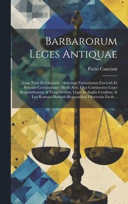 bokomslag Barbarorum Leges Antiquae