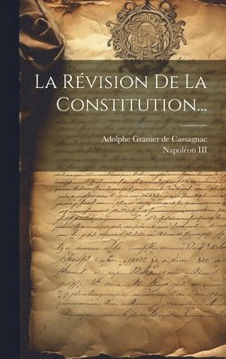 bokomslag Révision De La Constitution...