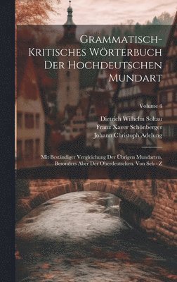 bokomslag Grammatisch-kritisches Wrterbuch Der Hochdeutschen Mundart