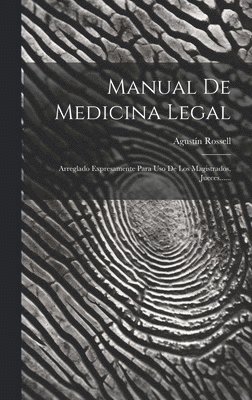 bokomslag Manual De Medicina Legal