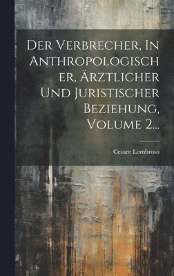 Der Verbrecher, In Anthropologischer, rztlicher Und Juristischer Beziehung, Volume 2... 1