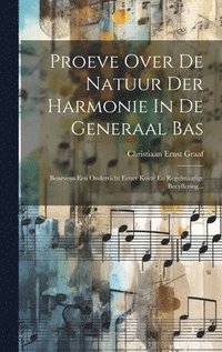 bokomslag Proeve Over De Natuur Der Harmonie In De Generaal Bas