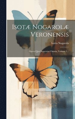 bokomslag Isot Nogarol Veronensis