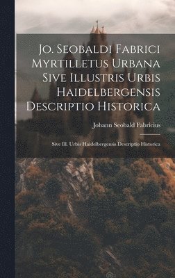 bokomslag Jo. Seobaldi Fabrici Myrtilletus Urbana Sive Illustris Urbis Haidelbergensis Descriptio Historica