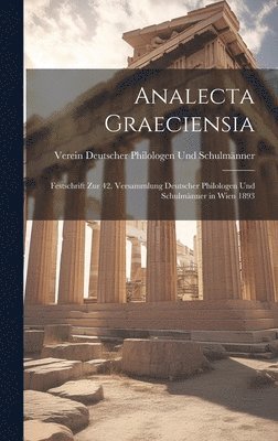 bokomslag Analecta Graeciensia