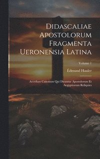 bokomslag Didascaliae Apostolorum Fragmenta Ueronensia Latina