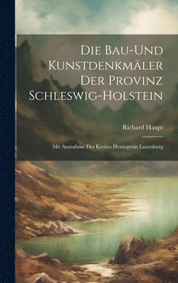 bokomslag Die Bau-Und Kunstdenkmler Der Provinz Schleswig-Holstein