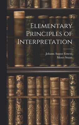 bokomslag Elementary Principles of Interpretation