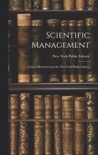 bokomslag Scientific Management