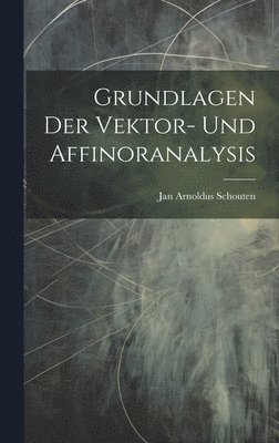 bokomslag Grundlagen Der Vektor- Und Affinoranalysis