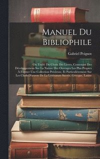 bokomslag Manuel Du Bibliophile