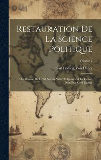 bokomslag Restauration De La Science Politique