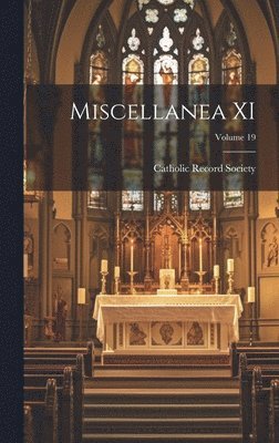 bokomslag Miscellanea XI; Volume 19