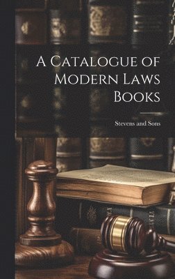 bokomslag Catalogue of Modern Laws Books