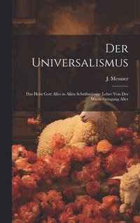 bokomslag Der Universalismus