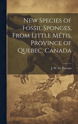 bokomslag New Species of Fossil Sponges, From Little Métis, Province of Quebec, Canada