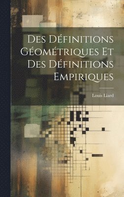 Des Dfinitions Gomtriques et des Dfinitions Empiriques 1