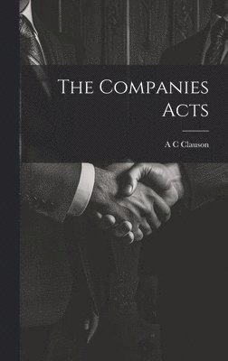 bokomslag The Companies Acts