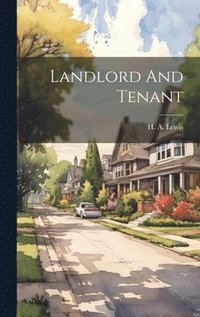 bokomslag Landlord And Tenant