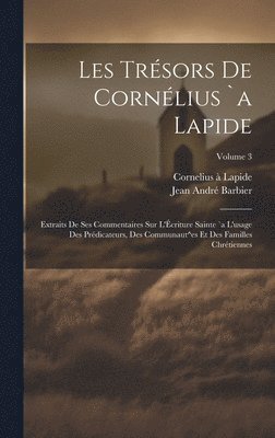 bokomslag Les trsors de Cornlius `a Lapide