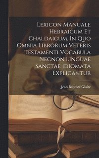 bokomslag Lexicon Manuale Hebraicum Et Chaldaicum, In Quo Omnia Librorum Veteris Testamenti Vocabula Necnon Linguae Sanctae Idiomata Explicantur