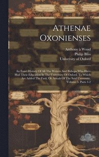 bokomslag Athenae Oxonienses