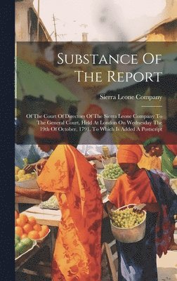 Substance Of The Report 1