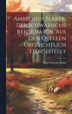 bokomslag Ambrosius Blarer, der schwbische Reformator. Aus den Quellen bersichtlich dargestellt