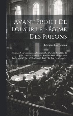 Avant Projet De Loi Sur Le Rgime Des Prisons 1