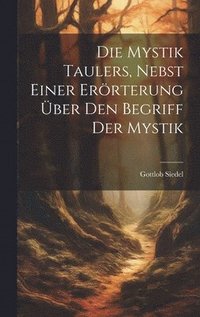 bokomslag Die Mystik Taulers, Nebst Einer Errterung ber Den Begriff Der Mystik