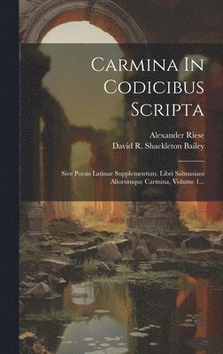 Carmina In Codicibus Scripta