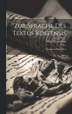 bokomslag Zur Sprache des Textus Roffensis