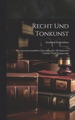 bokomslag Recht Und Tonkunst