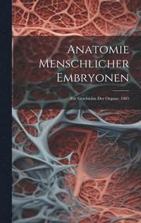 bokomslag Anatomie Menschlicher Embryonen