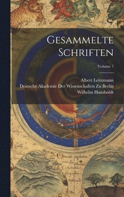 bokomslag Gesammelte Schriften; Volume 7