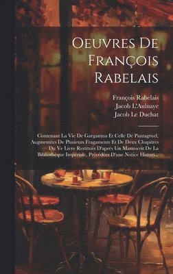 bokomslag Oeuvres De Franois Rabelais