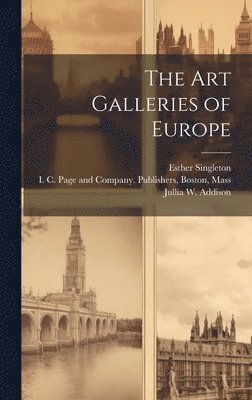 The Art Galleries of Europe 1