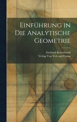 Einfhrung in die Analytische Geometrie 1