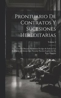 bokomslag Prontuario De Contratos Y Sucesiones Hereditarias