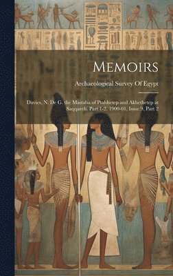 Archaeological Survey Of Egypt - Memoirs, Inbunden