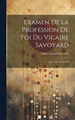 bokomslag Examen De La Profession De Foi Du Vicaire Savoyard