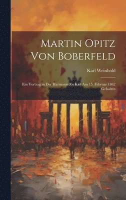 bokomslag Martin Opitz Von Boberfeld