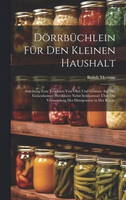 Drrbchlein Fr Den Kleinen Haushalt 1