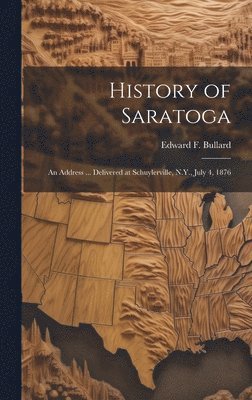 bokomslag History of Saratoga