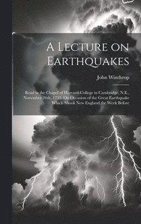 bokomslag A Lecture on Earthquakes