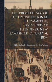 bokomslag Proceedings of the Constitutional Committee, Convened at Heinniker, New Hampshire, January 4, 1854