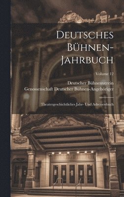 bokomslag Deutsches Bhnen-Jahrbuch