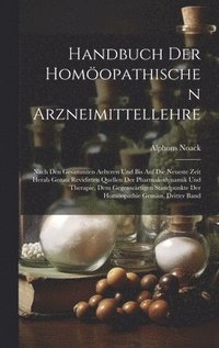 bokomslag Handbuch der homopathischen Arzneimittellehre