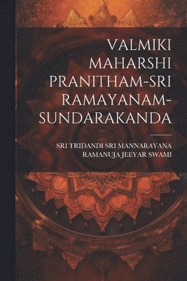 bokomslag Valmiki Maharshi Pranitham-Sri Ramayanam-Sundarakanda